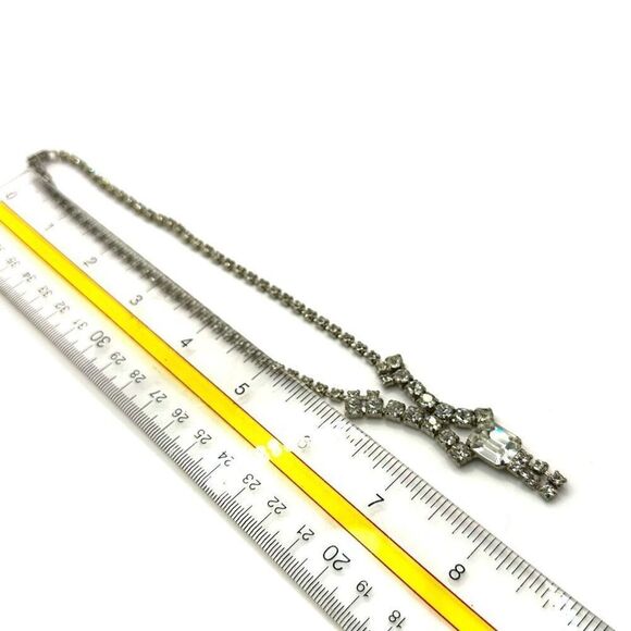 Rhinestone necklace - Picture 6 of 9